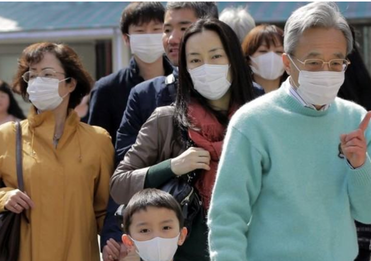 No Japão e na China o uso de máscaras já vc é rotineiro